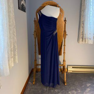 One Shoulder floor Length Gown